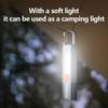 Rechargeable Led Flashlights,Super Bright Flashlight, 3 Modes With Cob Work Light Powerful Handheld Flash Light For Hiking