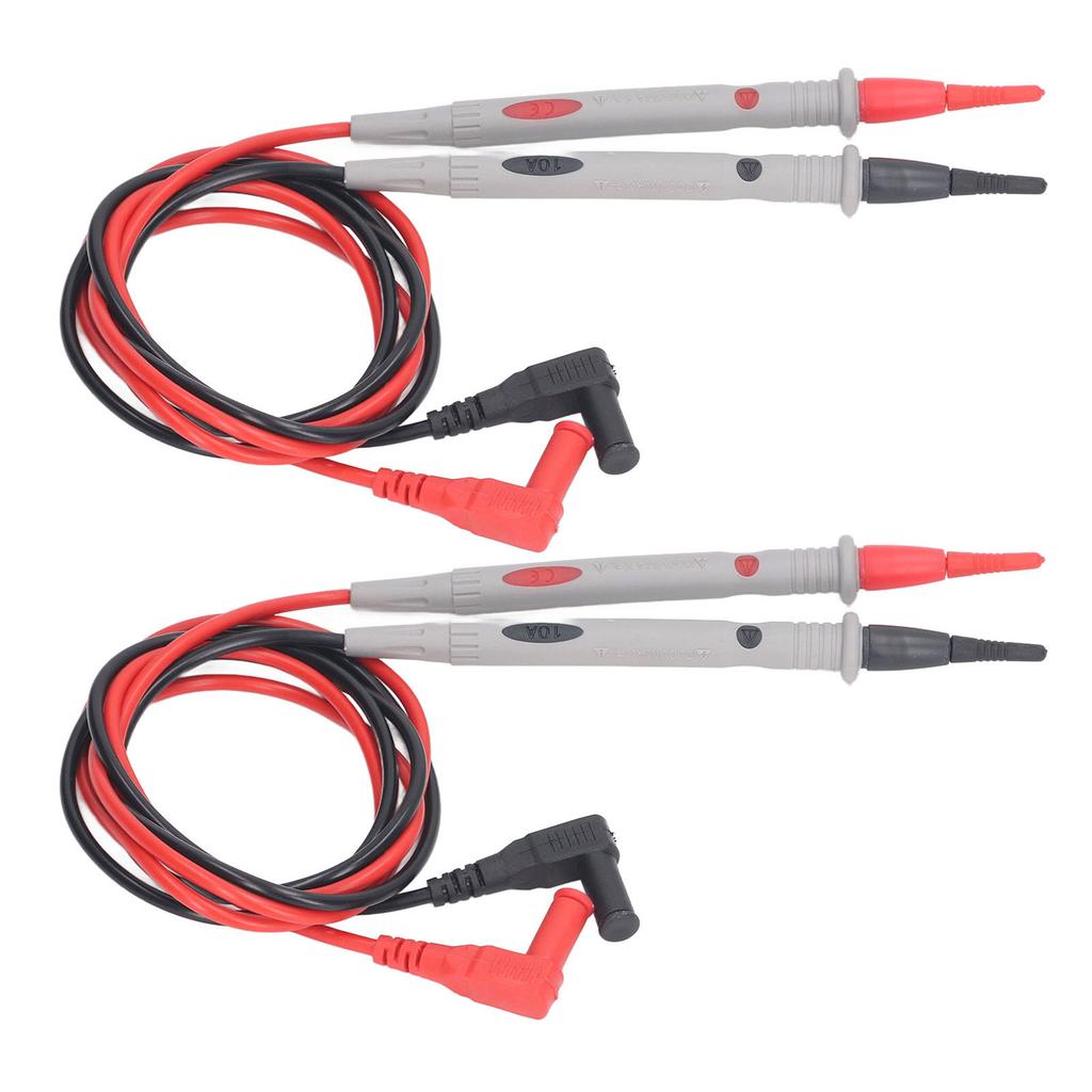 2 Sets Multimeter Test s Silicone Testing Probe Needles Electrical Test Wire Kit Universal 1000V 10A