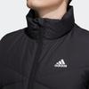 Adidas Zjy Gfx Dwn V Zip-Up Collar Solid Down Vest Men Tops Black H20779