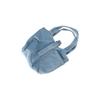 Large Capacity Tote Bag Phone Pockets Canvas Lunch Bag Personalize Denim Bucket Bag  Outdoor