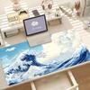 Xxl Large The Great Wave Off Kanagawa Mouse Pad NonSlip Desk Mat Keyboard Pad Desktop Mat For Gaming Office Home