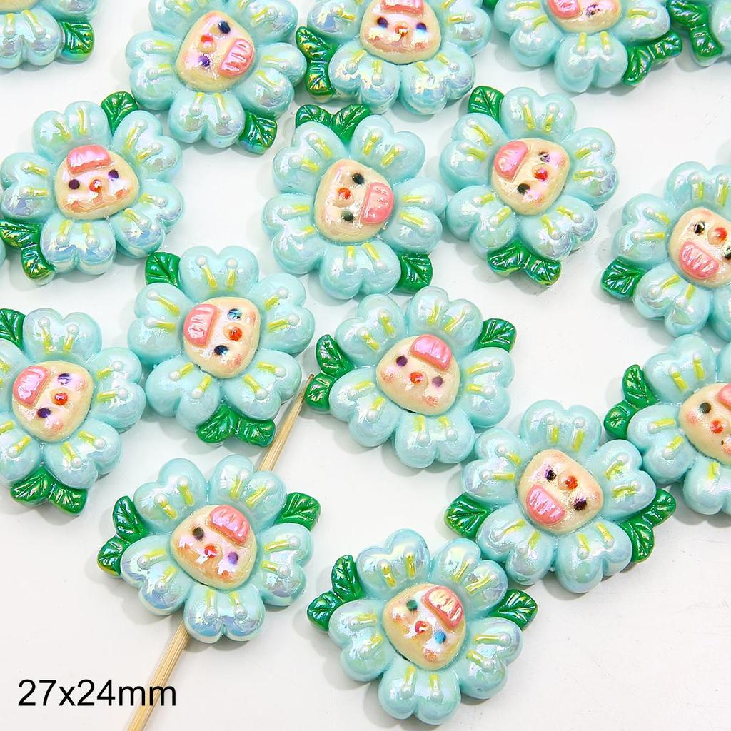 Harzperlen-Anhänger-Charms für Schmuckzubehör, DIY-Halskette, Armband-Zubehör