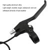 1Pair Electric Bike Brake Lever Aluminum Alloy Bicycle Brake Handle with Waterproof Plug