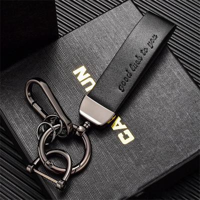 Metall Auto Schlüsselanhänger Leder Schlüsselanhänger Geschenk Zubehör Schlüsselanhänger Halter Männer Frauen
