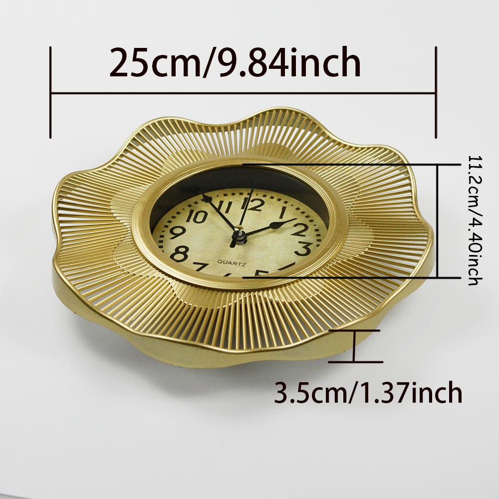 10 Inch Bedroom Simplicity Wall Clock Wall Clock Large Number Wall Clock Silent Watch Home Living Room Office Study