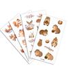 Waterproof Luminous Cartoon Capybara Temporary Tattoo Stickers for Kids