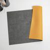 Popular hot-selling leather placemat thermal insulation mat dining table vegetable mat coaster carbon fiber cloth pattern lychee pattern