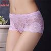 Yu Mei 319 Women's Plus Size High Waist Lace Trim Cutout Panties
