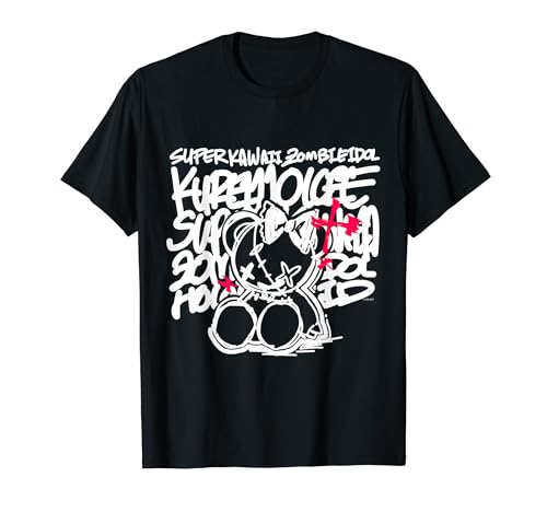 

[Crazy Ollie] SUPER KAWAII ZOMBIE IDOL Black T-shirt