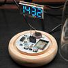 Retro Table Clock Minimalist Decoration Digital Clock Living Room Nixie Clocks Transparent Wifi Desk Clocks Aesthetic Decor