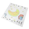 Cartoon Moon Animal Pattern Infant Monthly Cloth Baby Milestone Cloth Photography Props