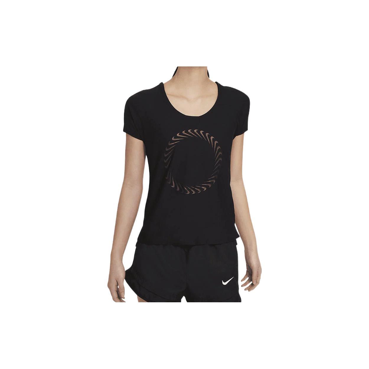 

New Nike T Shirts Women s Black CZ9607-010 L