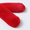 LALA Fur Scarf Petite Red