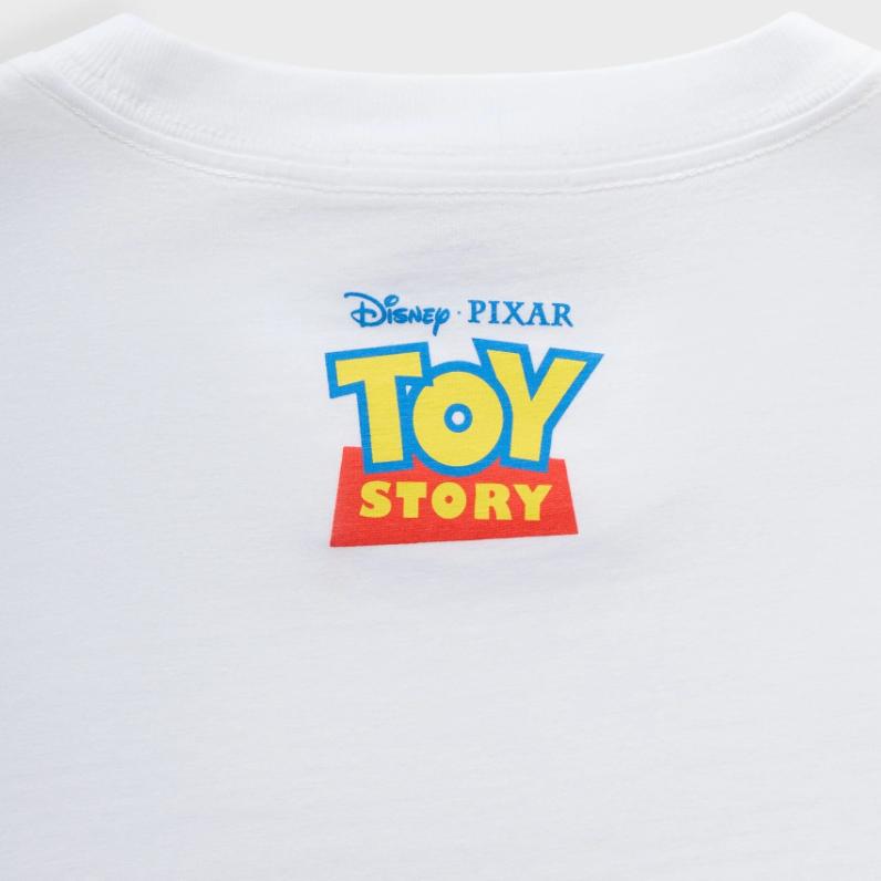 Kith X Disney For Pixar Just Us Flying Vintage Tee White Men Tops KHM034359-101
