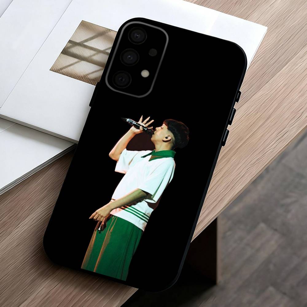 

R-Rapper S-Singer M-Milo J Phone Case For Samsung Galaxy A73,A72,A71,A70,A53,A52,A51,Others Soft Black Cover Samsung a73 5g