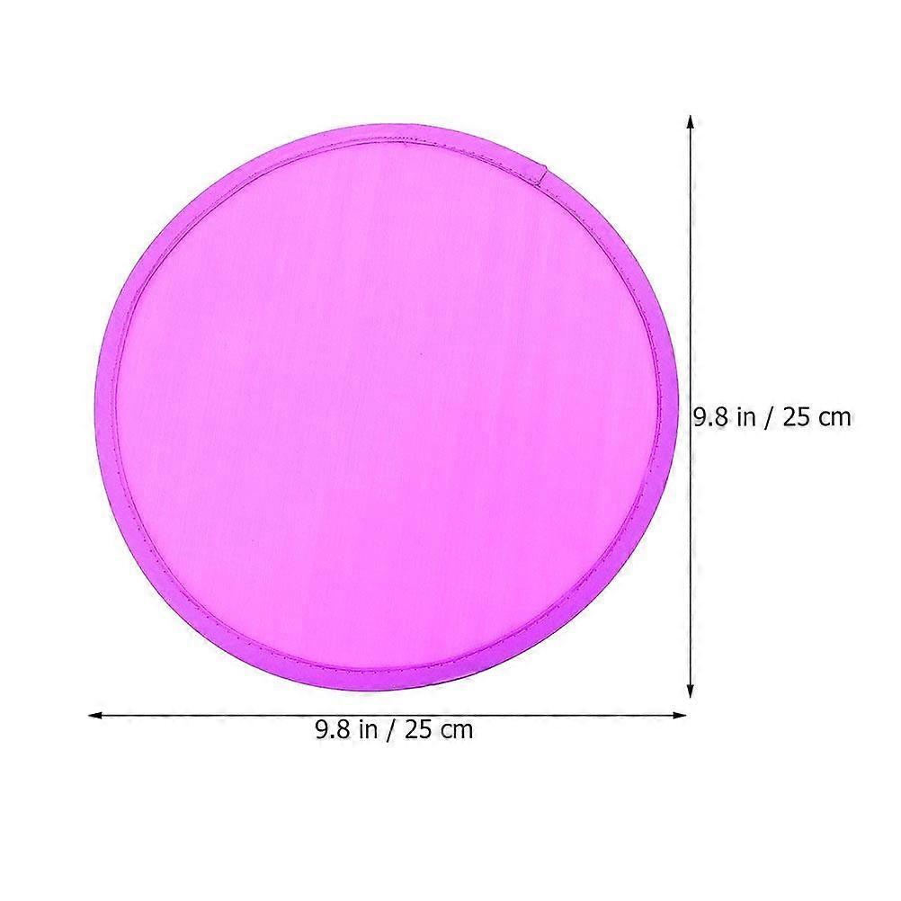 Outdoor Flying Discs Foldable Round Fans Made of Polyester 30Pcs Pack