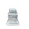 Cmaos Disposable Aluminum Foil Rectangular Meal Prep Containers