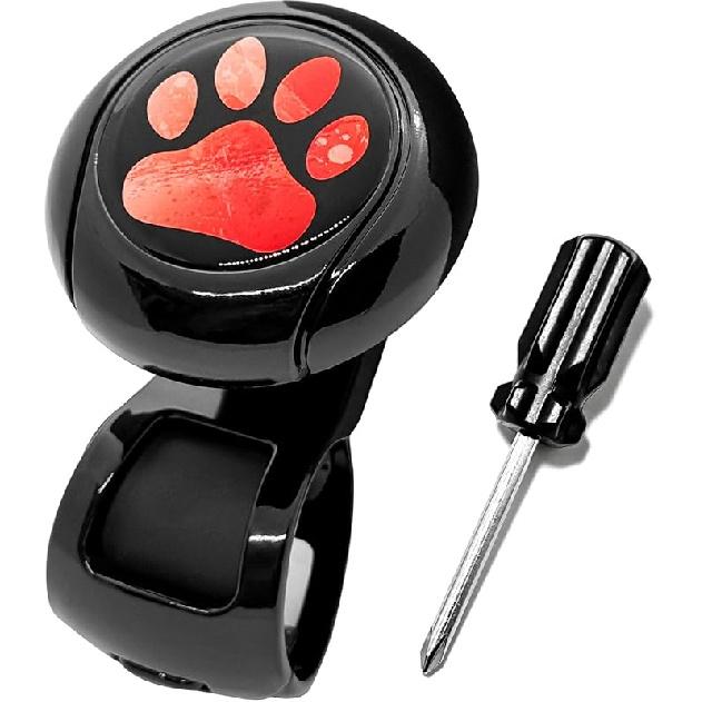 Cute Footprint - Steering Wheel Knob Spinner, Universal Non-Slip - Fit For Cars, Trucks, Boats Rv Bus Tractor & More
