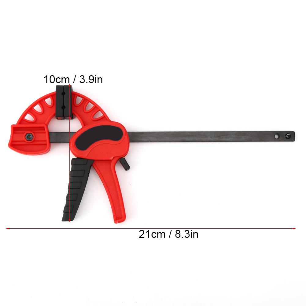 Serre de fixation robuste pour le travail du bois 4 pouces Serre de type F Clip Accessoires de travail du bois