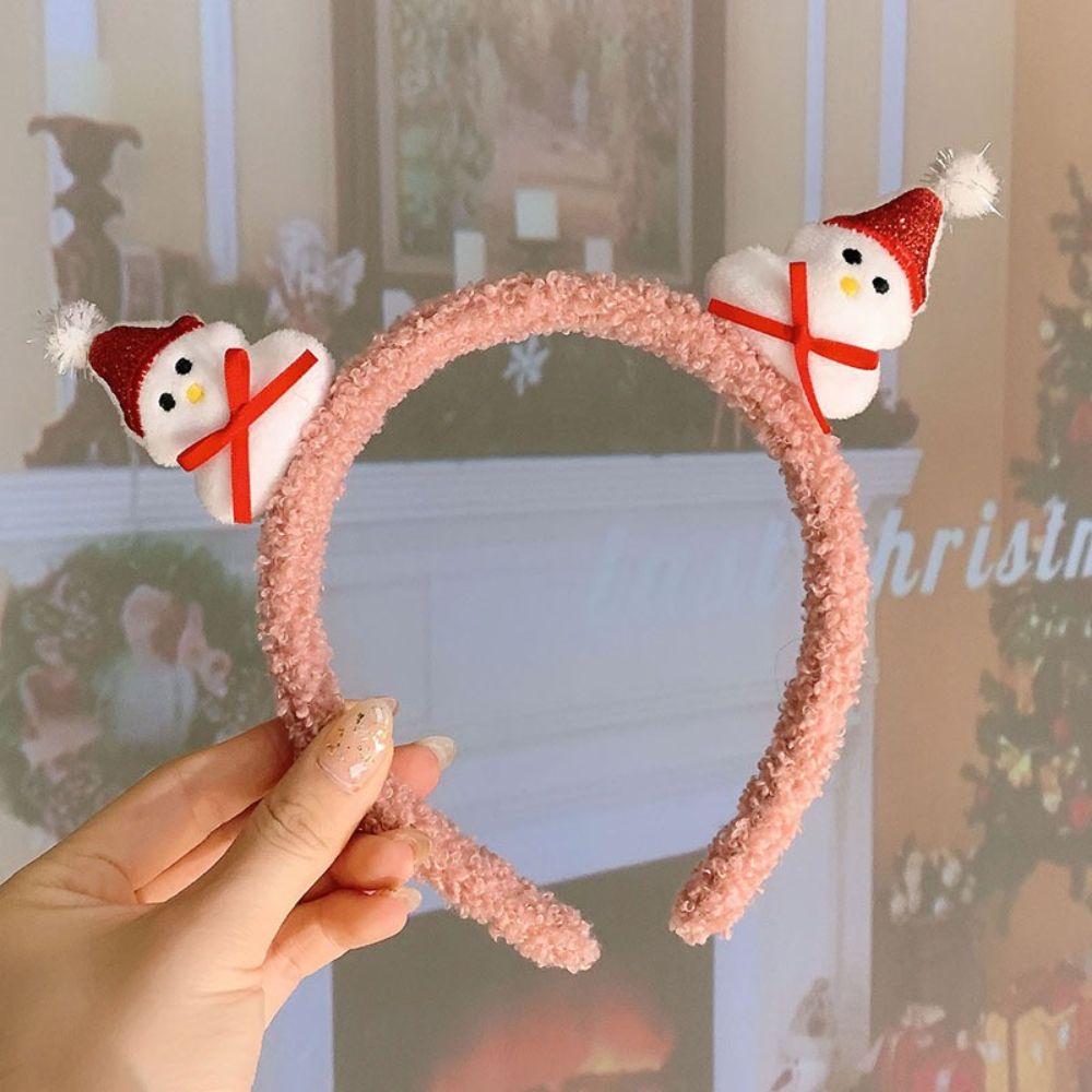Plush Christmas Headress Headwear Hair Accessories Korean Style Hairband Hair Hoop Women Headband