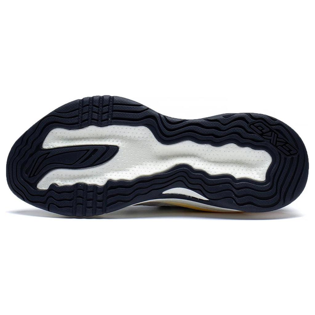 New LiNing Exceed 5 Cushioned Anti Slip And Wear Resistant Lightweight Low Top Casual Shoes Men's Mist White AGLS173-1