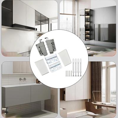 50KG Pair Cabinet Suspension Brackets Wall Mounted Cabinet Holder Cabinet Heavy Duty Brackets Versatile Installation