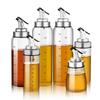 Kitchen Olive Oil Dispenser Cooking Oil Sprayer Glass Vinegar Cruet 6oz 10oz 17oz Olive Bottle Vinegar Dispenser Oil Container