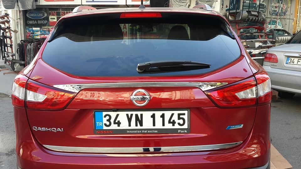 Sobrepor o número (aço inoxidável) OmsaLine - aço inoxidável italiano para Nissan Qashqai 2014-2021