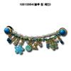 Crocs Jibbitz Blue Charm Chain Ribbon Chain Floral Dangle 10015994