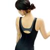 [Dark Thorn] Swimsuit for swimming pools Women's flat-angle conservative and thin one-piece hot spring swimsuit