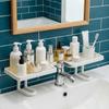 No Drill Bathroom Storage Rack Plastic Bathroom Sink Shelf Faucet Storage Shelf  Dormitory