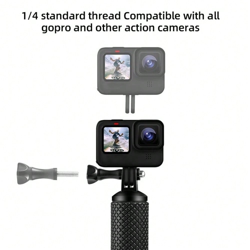 1PC Orange Water Floating Stand Buoyant Selfie Stick For GoPro Hero 12 11 10 9 8 7 6 SJCAM Insta360 X2 X3 DJI Osmo