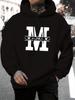 Men'S New Stylish Hoodie with MOM Letter Print, Featuring a Comfortable And Versatile Design for A