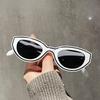 Fashion Unique Hip Hop Cat Eye Sunglasses Y2k Women Men Retro Oval Sun Glasses Ladies Beach Outdoor Popular Brand Design Eyewear