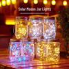 Waterproof Solar Mason Jar Lights for Outdoor Decor: Hanging Garden Fence Lights & Courtyard Pendants