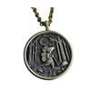 Collana con Pendente Luna Foresta Animale Viaggiatore nella Foresta Pendente Collana Stile Retrò Gioiello Regalo per Amanti della Natura
