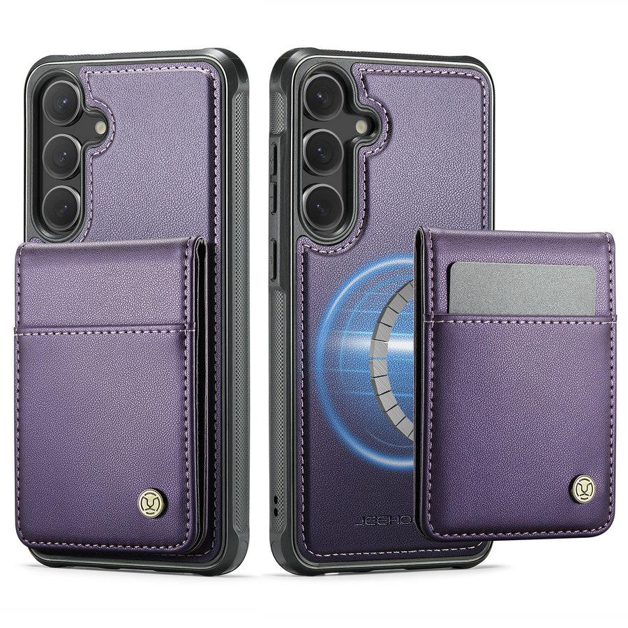 CaseMe Mobile Cover for Samsung S24 S25 Edge Strong Magnetic Kickstand Flip Cover for samsung galaxy S16 Detachable Back Case