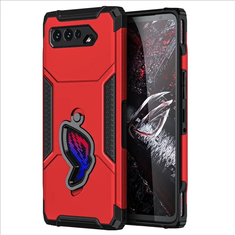 ROG Phone 5 Case Shockproof ASUS ROG 5/Pro/Ultimate Gaming Phone Cover Military Drop Protection Hard PC Back Soft TPU Bumper