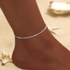 Copper Sparkling Sparkling Starry Sky Anklets, Fashionable, Simple and Niche Design Sense Anklets