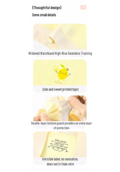 Girls' Summer Modal Cotton Underwear - Antibacterial Ice Silk Triangle for Kids