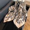 91Cm square scarf silk scarf women's new literary and fashion scarf accessories autumn and winter retro versatile shawl