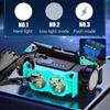 Rechargeable LED Headlamp Super Bright 6 Core 109g Lightweight Hands Free for Outdoor Fishing Camping Mining Long Running Time