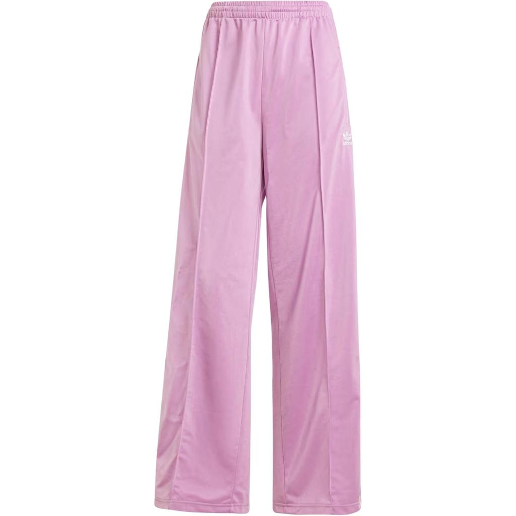Adidas Originals Logo Elastic Waist Retro Sports Casual Pants Women Pants Pink IY4719