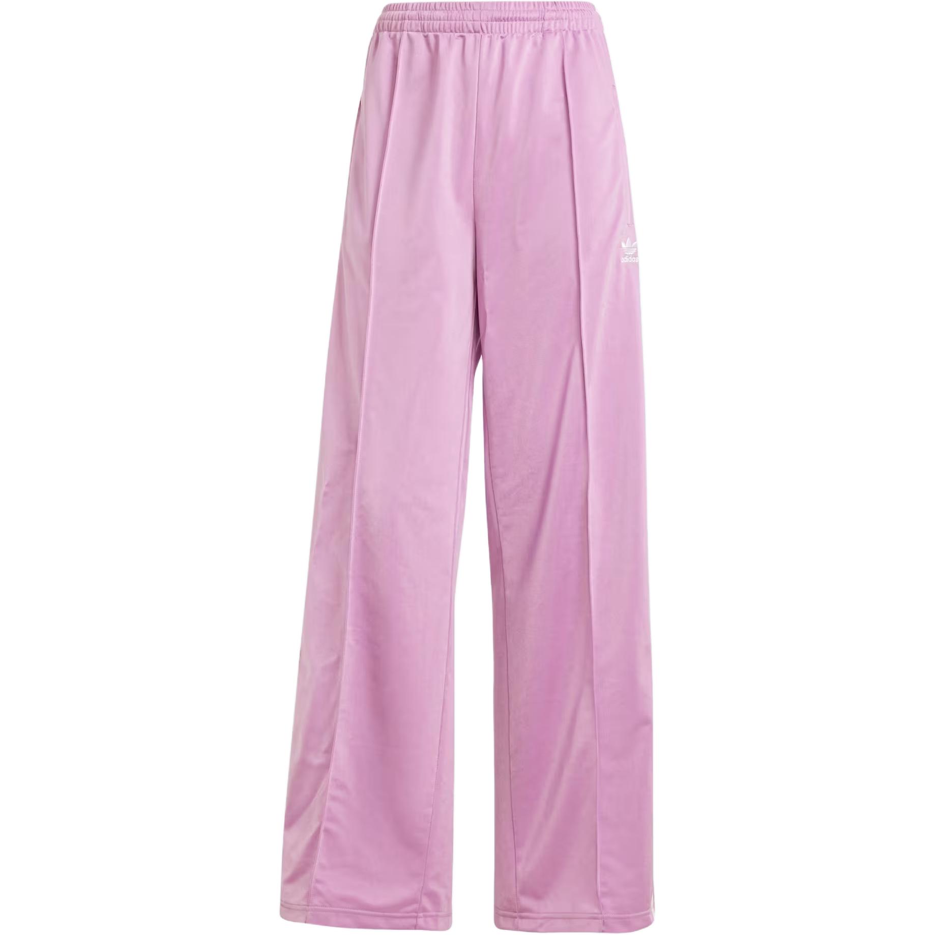 

Adidas Originals Logo Elastic Waist Retro Sports Casual Pants Women Pants Pink IY4719 S