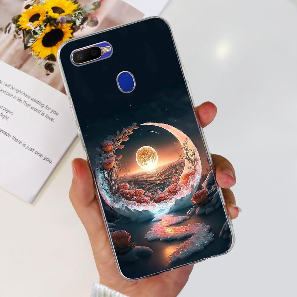 Silikon-Handyhülle für OPPO A5S Hülle AX5s CPH1909 Weiche TPU-Rückseite Für Oppo A7 AX7 CPH1901 CPH1903 Hüllen Capa Coque Fundas