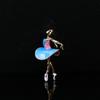 Mode Exquisite Gymnastik Mädchen Hübsche Blume Rock Ballett Tänzerin Broschen Pin Abzeichen Ballerinas Brosche Für Frauen Schmuck Geschenk
