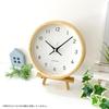 KATOMOKU Muku Clock 13 Hinoki Wall Clock Continuous Second Hand km-130HI 220mm (Quartz Clock)