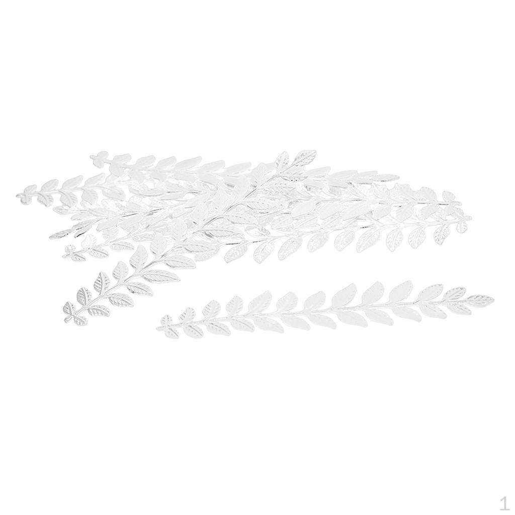 

Подвески с 10 листьями Подвески Ремесла Ювелирные изделия Silver white_as described