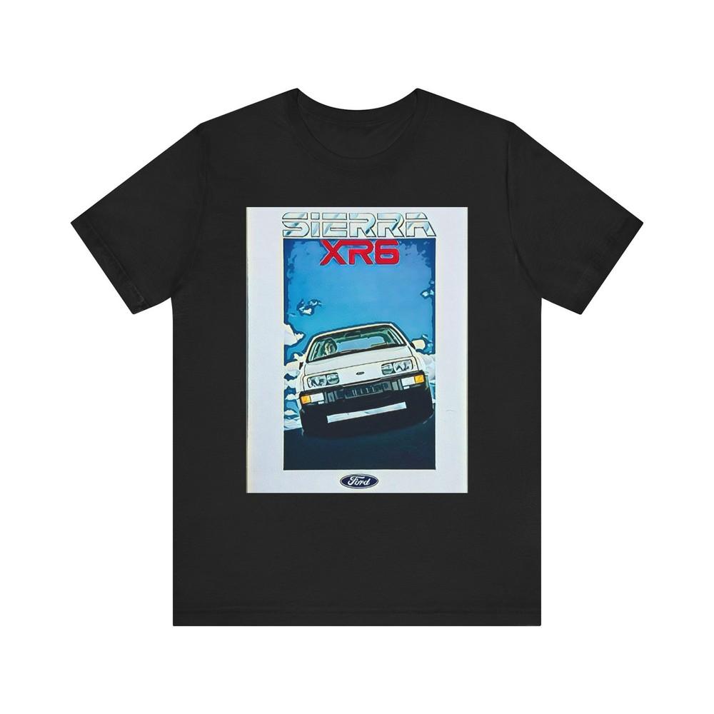 

XR6 Car Art Ford Short Sleeve Tee Shirt Graphic Print Crewneck Unisex Gift NEW L