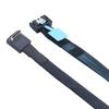 Efficient 50cm/100cm Gen5 PCIE MCIOs 4I 38P to SFF8611 4I 90degree Data Cable for Fast and Reliable Data Transfer